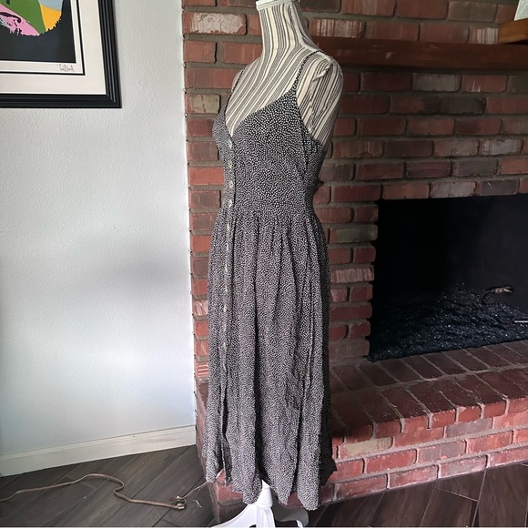 Auguste the Lable Tear Drop Staple Charcoal Drop Print Midi Dress Sz 6 US - Picture 8 of 14